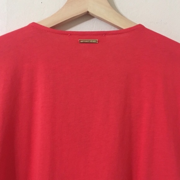 MICHAEL Michael Kors Corel Lace-up V-Neck Tee - Picture 3 of 7